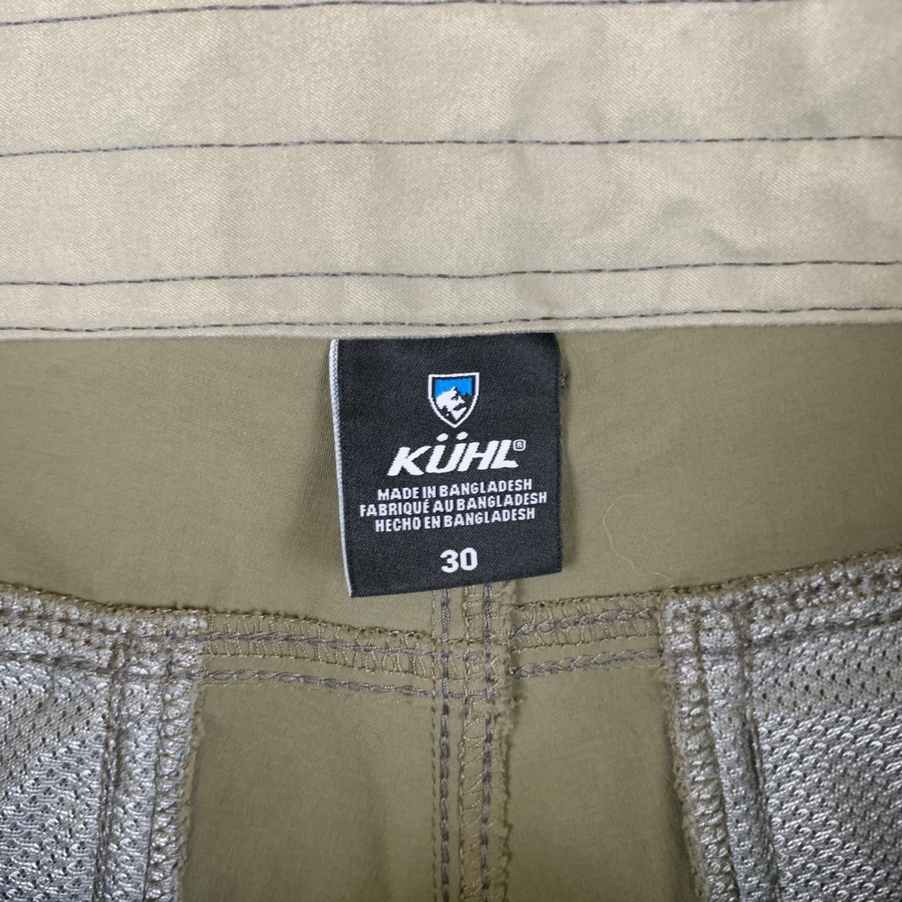 Kuhl Renegade Shorts‎ Mens 30 Khaki Tan Hiking Outdoor Cargo Style 5121 - Picture 7 of 10
